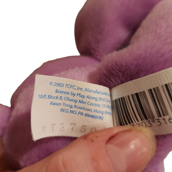 2002 Share Bear Care Bear 8" Plush Stuffed Animal by Play Along - Picture 3 of 3